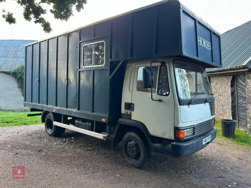 1988 LEYLAND DAF 8.13 7.5T HORSE LORRY