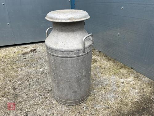 ALUMINIUM MILK CHURN