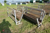 5 SHEEP FEED BARRIERS & TROUGHS (103) - 5