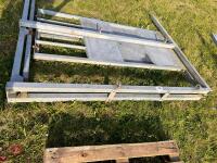 GALVANISED CATTLE RACE SLIDING GATE (130 - 2