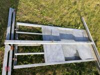 GALVANISED CATTLE RACE SLIDING GATE (130 - 3
