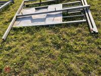 GALVANISED CATTLE RACE SLIDING GATE (130 - 4