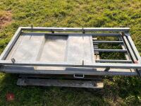 GALVANISED CATTLE RACE SLIDING GATE (131 - 2