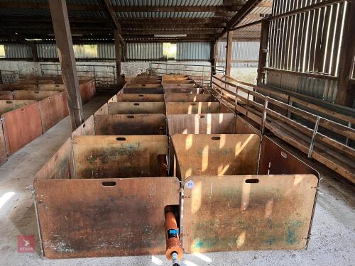 18 SHEARWELL 4' X 4' LAMBING PENS (207)