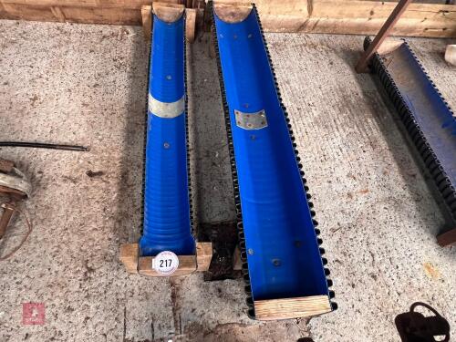 2 GROUND FEED TROUGHS (217)