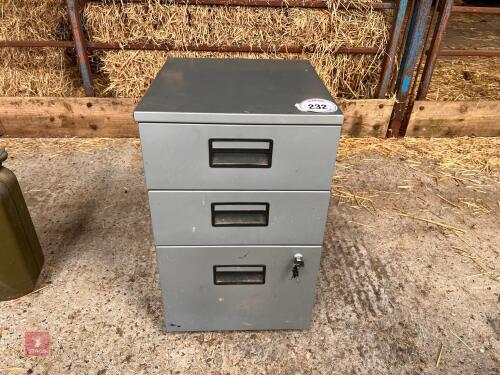 3 DRAWER FILING CABINET (232)