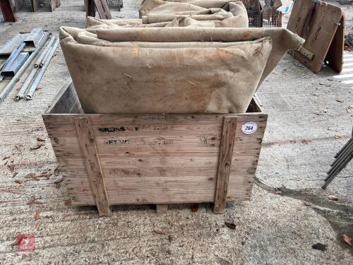 2 LARGE CARPETS/MATTING (264)