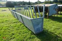 20' CATTLE FEED BARRIER AND TROUGH - 8