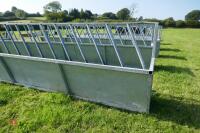 20' CATTLE FEED BARRIER AND TROUGH - 8