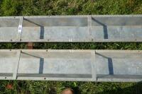 2 IAE 9' GALV HOOK ON FEED TROUGHS (41) - 4