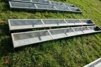 2 IAE 9' GALV HOOK ON FEED TROUGHS (41) - 7
