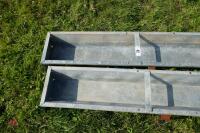 2 IAE 9' GALV HOOK ON FEED TROUGHS (42) - 2