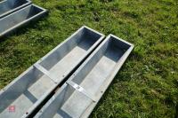 2 IAE 9' GALV HOOK ON FEED TROUGHS (42) - 7
