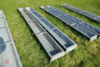 2 IAE 9' GALV HOOK ON FEED TROUGHS (45) - 3