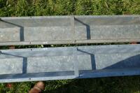 2 IAE 9' GALV HOOK ON FEED TROUGHS (45) - 7