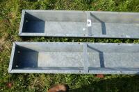 2 IAE 9' GALV HOOK ON FEED TROUGHS (46) - 3
