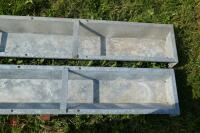 2 IAE 9' GALV HOOK ON FEED TROUGHS (46) - 5