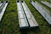 2 IAE 9' GALV HOOK ON FEED TROUGHS (46) - 6