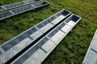 2 IAE 9' GALV HOOK ON FEED TROUGHS (46) - 8