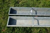 2 IAE 9' GALV HOOK ON FEED TROUGHS (47) - 3