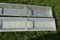 2 IAE 9' GALV HOOK ON FEED TROUGHS (47) - 4