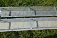 2 IAE 9' GALV HOOK ON FEED TROUGHS (47) - 5