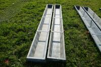 2 IAE 9' GALV HOOK ON FEED TROUGHS (47) - 6