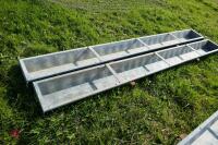 2 IAE 9' GALV HOOK ON FEED TROUGHS (47) - 7