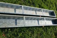 2 IAE 9' GALV HOOK ON FEED TROUGHS (47) - 8