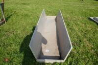 8' 2'' ALUMINIUM SHEEP FOOT BATH (52) - 2