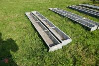 2 IAE 9' GALV HOOK ON FEED TROUGHS (53) - 2