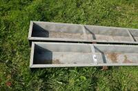 2 IAE 9' GALV HOOK ON FEED TROUGHS (53) - 3
