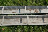 2 IAE 9' GALV HOOK ON FEED TROUGHS (53) - 8
