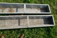 2 IAE 9' GALV HOOK ON FEED TROUGHS (53) - 9