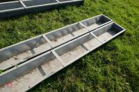 2 IAE 9' GALV HOOK ON FEED TROUGH (54) - 8