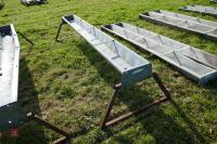 IAE 9' GALV GROUND FEED TROUGHS (57) - 5