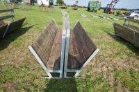 2 10' SHEEP FEED BARRIERS & TROUGHS (84) - 4