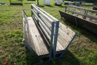 2 10' SHEEP FEED BARRIERS & TROUGHS (84) - 5