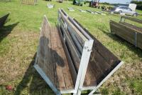 2 10' SHEEP FEED BARRIERS & TROUGHS (84) - 6