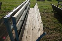 2 10' SHEEP FEED BARRIERS & TROUGHS (84) - 9