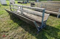 2 10' SHEEP FEED BARRIERS & TROUGHS (85) - 2