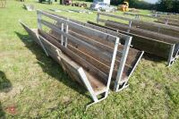 2 10' SHEEP FEED BARRIERS & TROUGHS (85) - 8