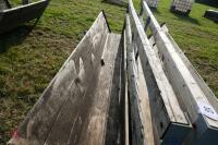 2 10' SHEEP FEED BARRIERS & TROUGHS (85) - 9