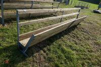 1 X 12' SHEEP FEED BARRIER & TROUGH (91) - 2