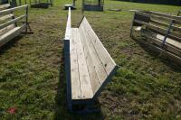 1 X 12' SHEEP FEED BARRIER & TROUGH (91) - 3