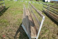1 X 12' SHEEP FEED BARRIER & TROUGH (91) - 7
