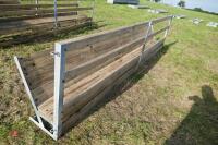 1 X 12' SHEEP FEED BARRIER & TROUGH (91) - 8