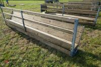 1 X 12' SHEEP FEED BARRIER & TROUGH (91) - 11