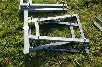 3 'V' GALVANISED SHEEP FEEDER FRAMES(95) - 2