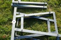 3 'V' GALVANISED SHEEP FEEDER FRAMES(95) - 5